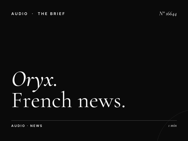 Oryx French Radio 94.0 News Updates: French News Programming