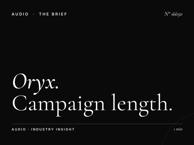 Oryx French Radio 94.0 Duration: Campaign Length Options