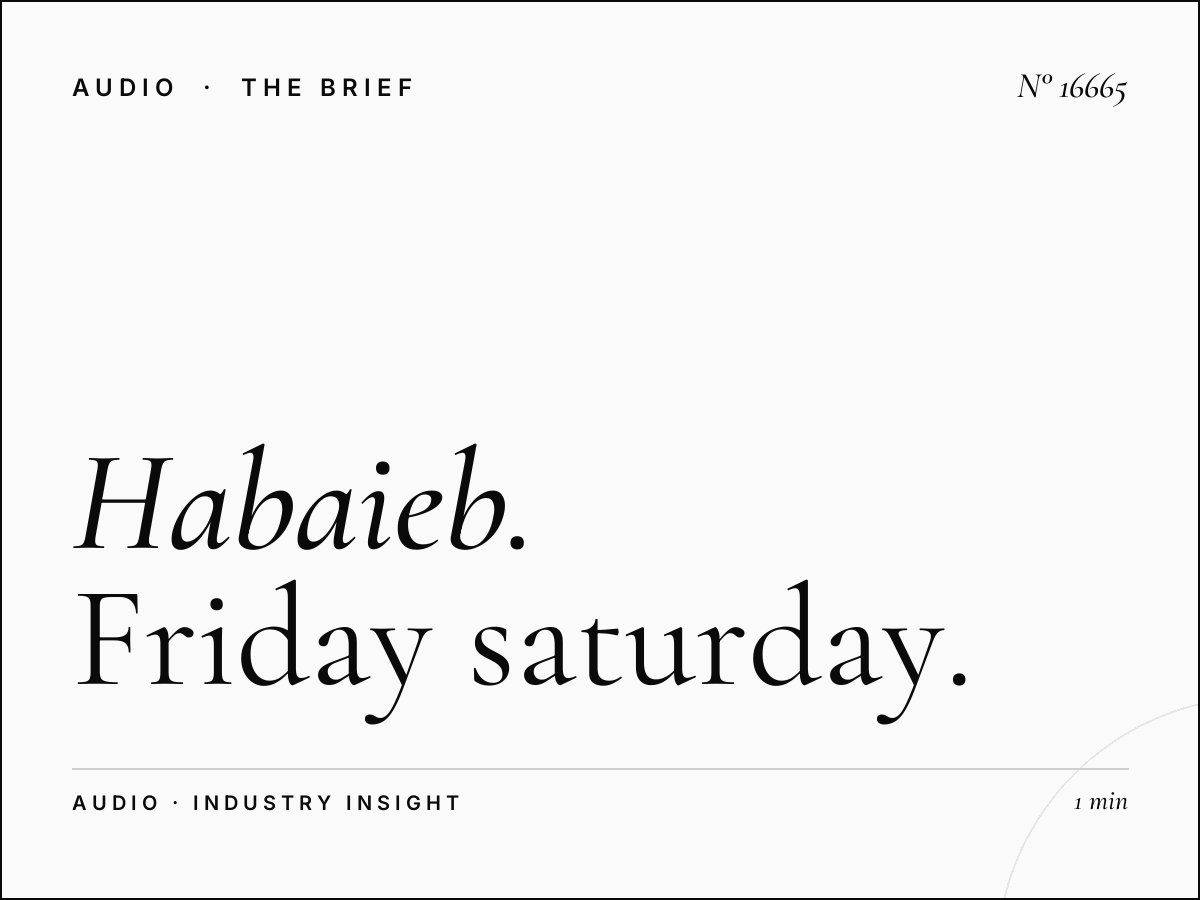 Habaieb Radio 93.7 Weekend: Friday Saturday Arabic Community