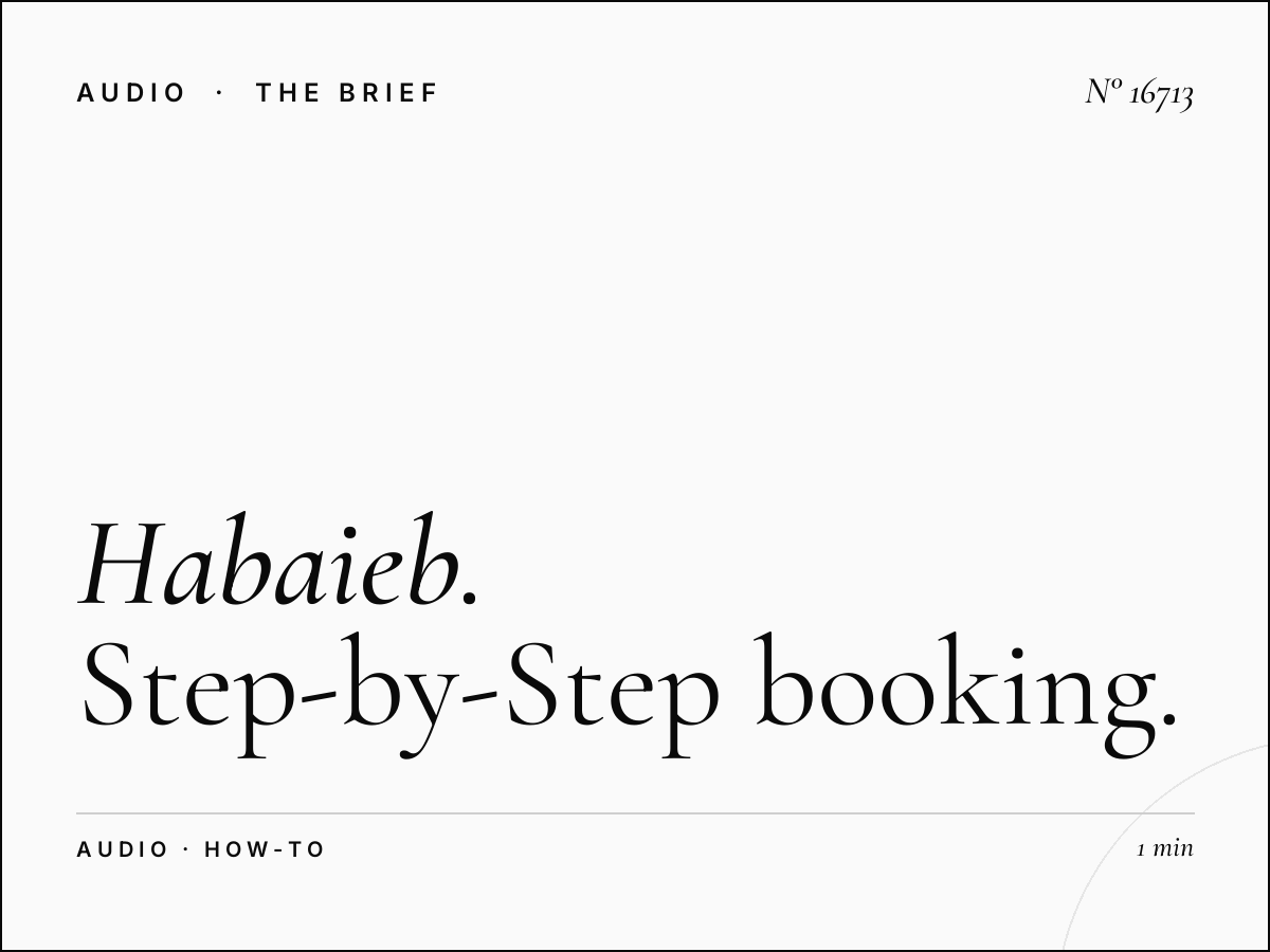 Habaieb Radio 93.7 Reservation: Step-by-Step Booking