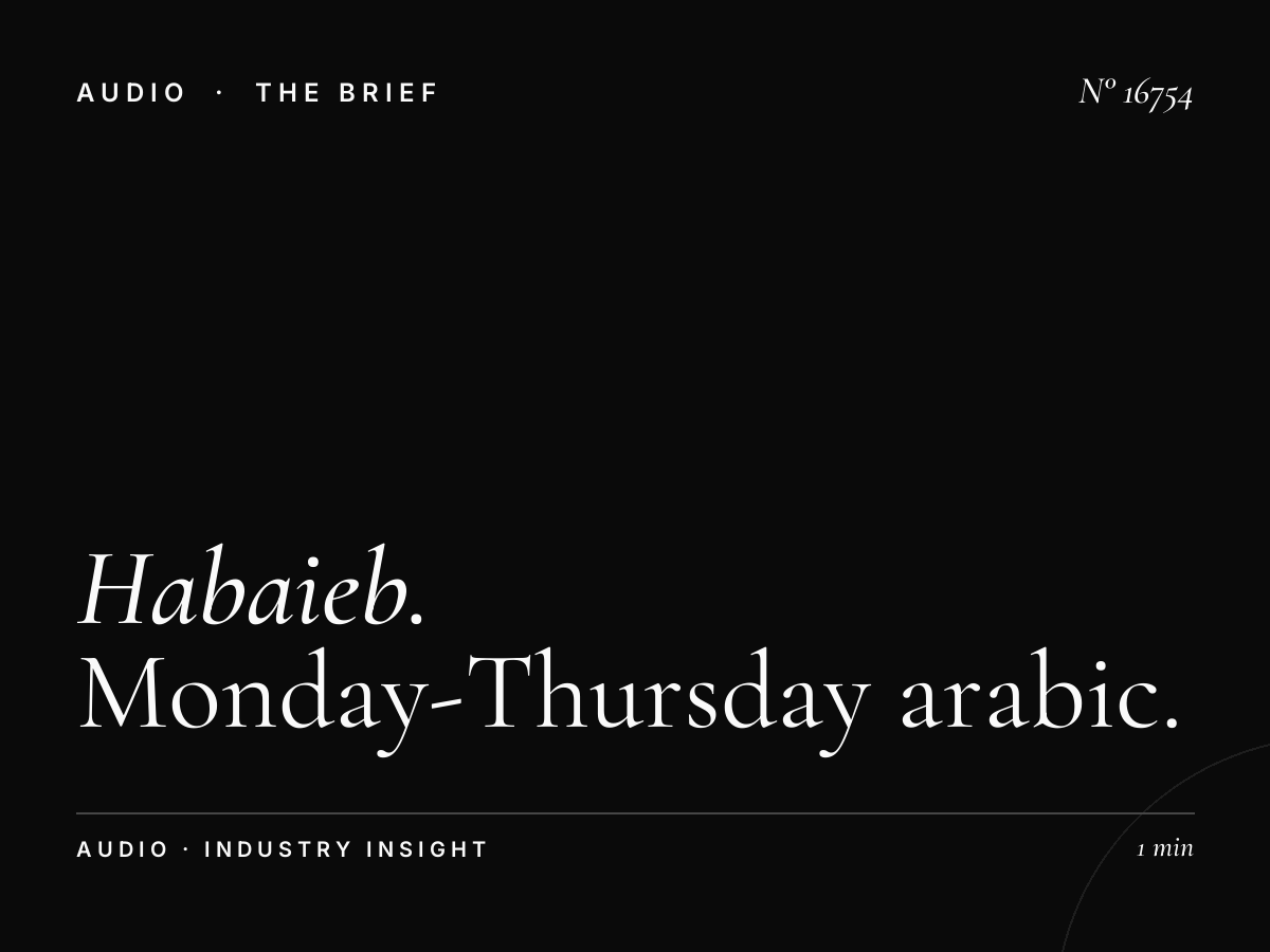 Habaieb Radio 93.7 Weekday Focus: Monday-Thursday Arabic Programming Delivers Targeted Reach