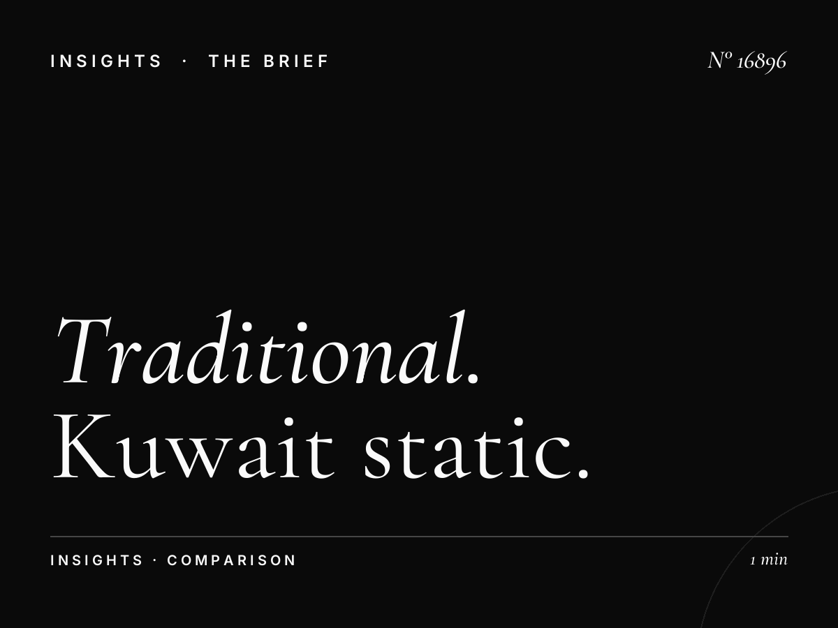 Traditional vs Digital: Kuwait Static Megas Advantages