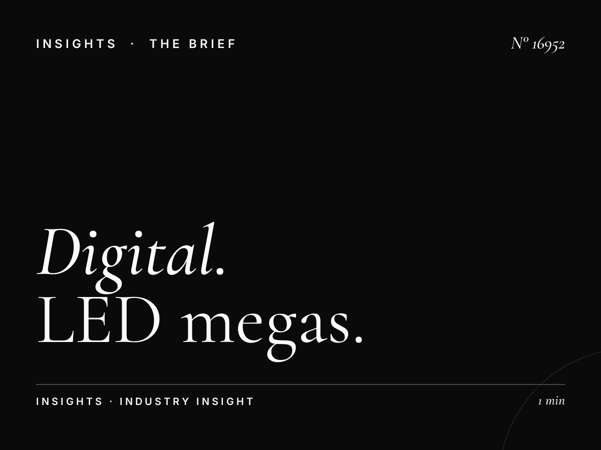 Digital Mega Campaign Kuwait: LED Megas Planning