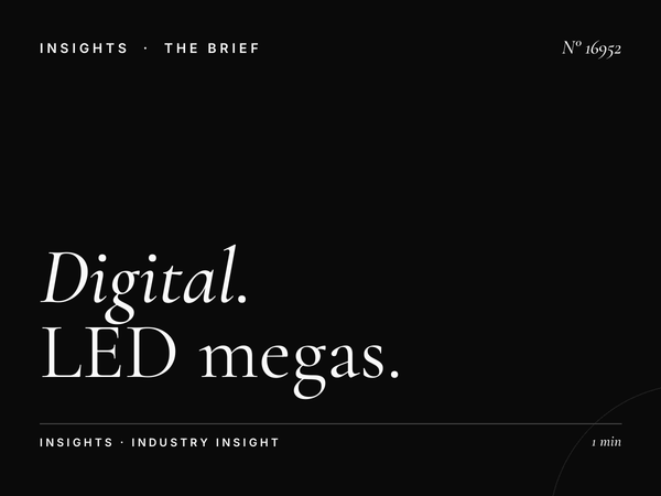 Digital Mega Campaign Kuwait: LED Megas Planning