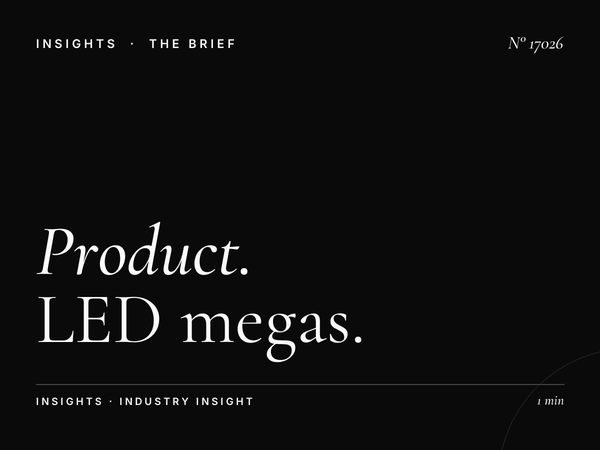 Product Launch Kuwait: LED Megas High-Impact
