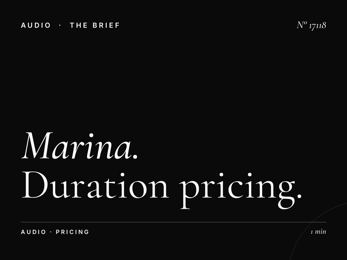 Marina FM 90.4 Monthly Rates: Duration Pricing Structure