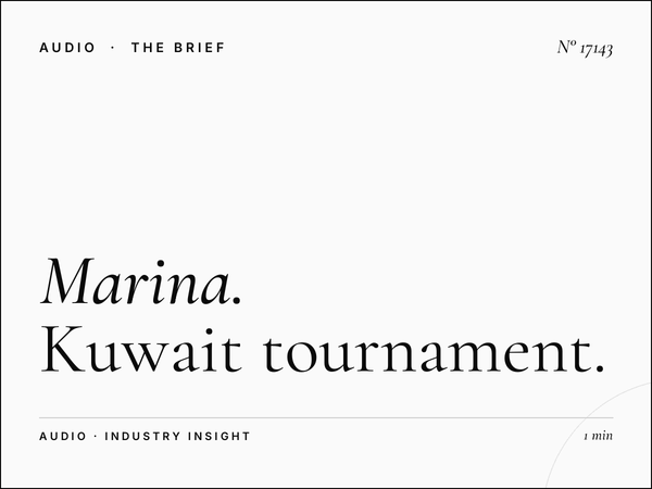 Marina FM 90.4 Sports Events: Kuwait Tournament Advertising