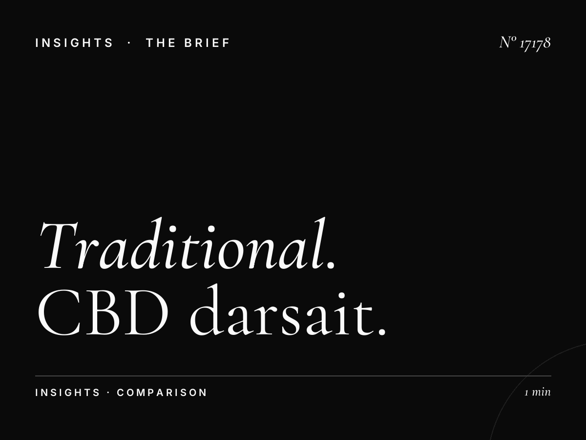 Traditional vs Digital: CBD Darsait Advantages