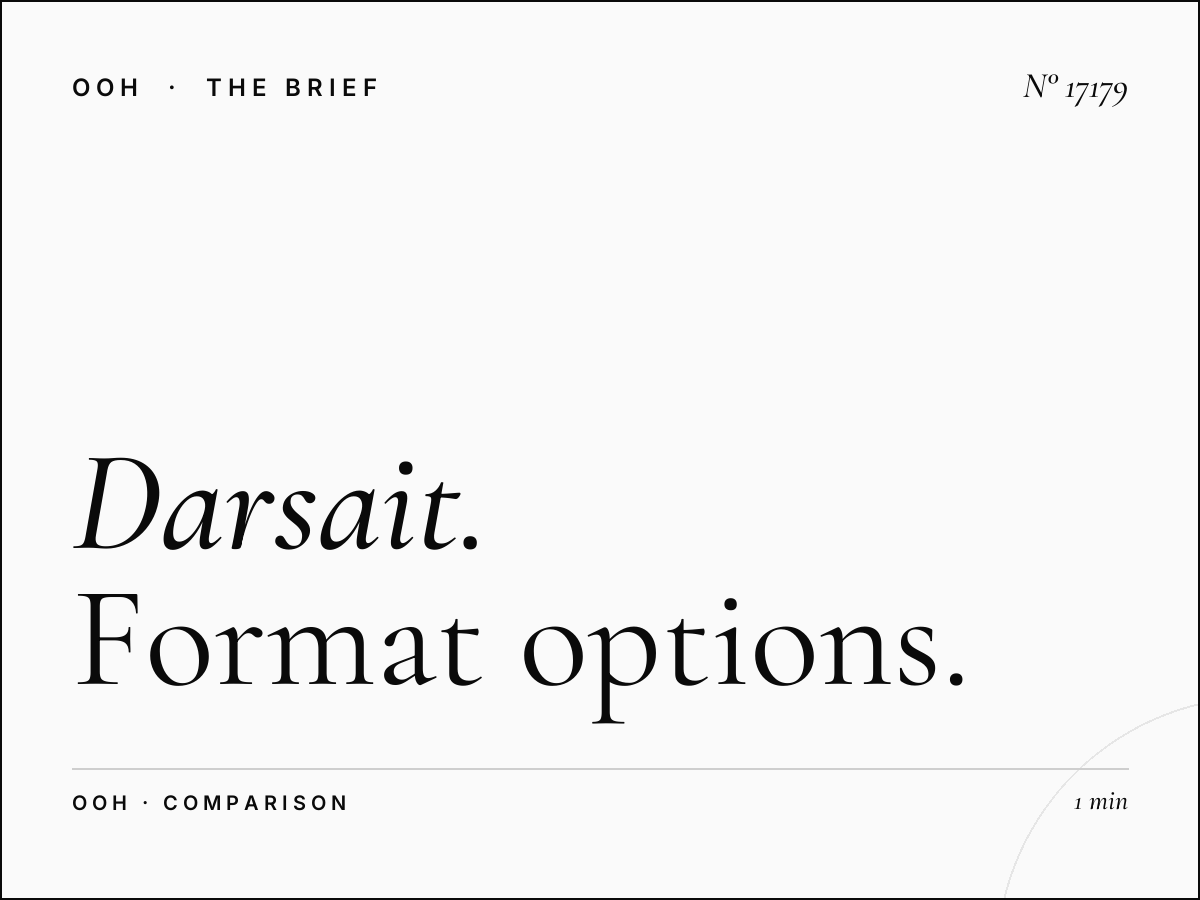 Darsait Billboard vs LED Muscat: Format Options for Maximum Advertising Impact