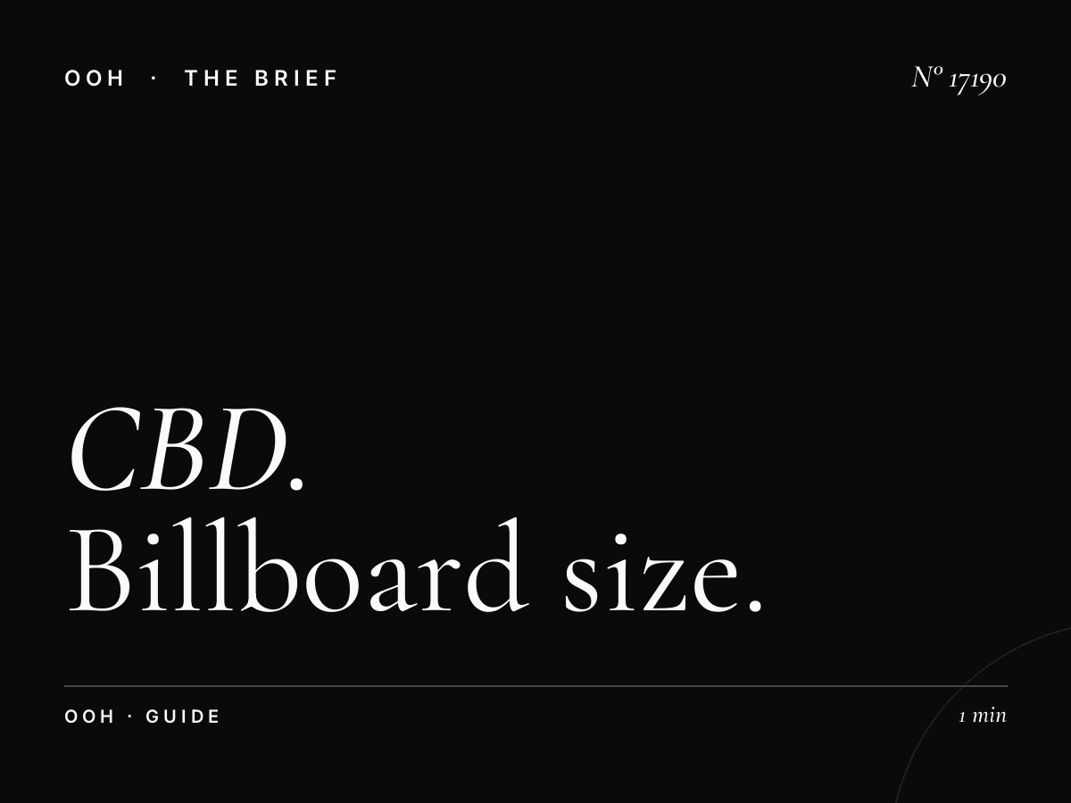 CBD Darsait Static Billboard Format: Billboard Size Guide