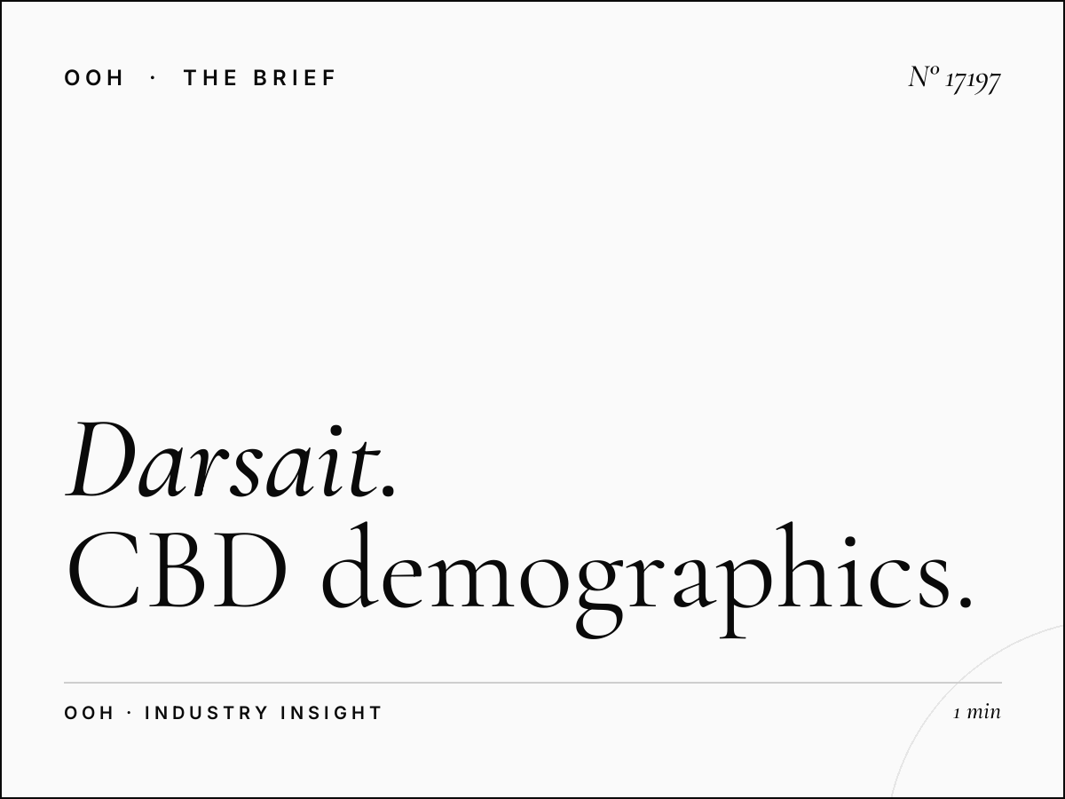 Darsait Billboard Audience Muscat: CBD Demographics