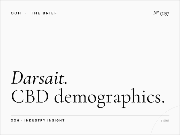 Darsait Billboard Audience Muscat: CBD Demographics