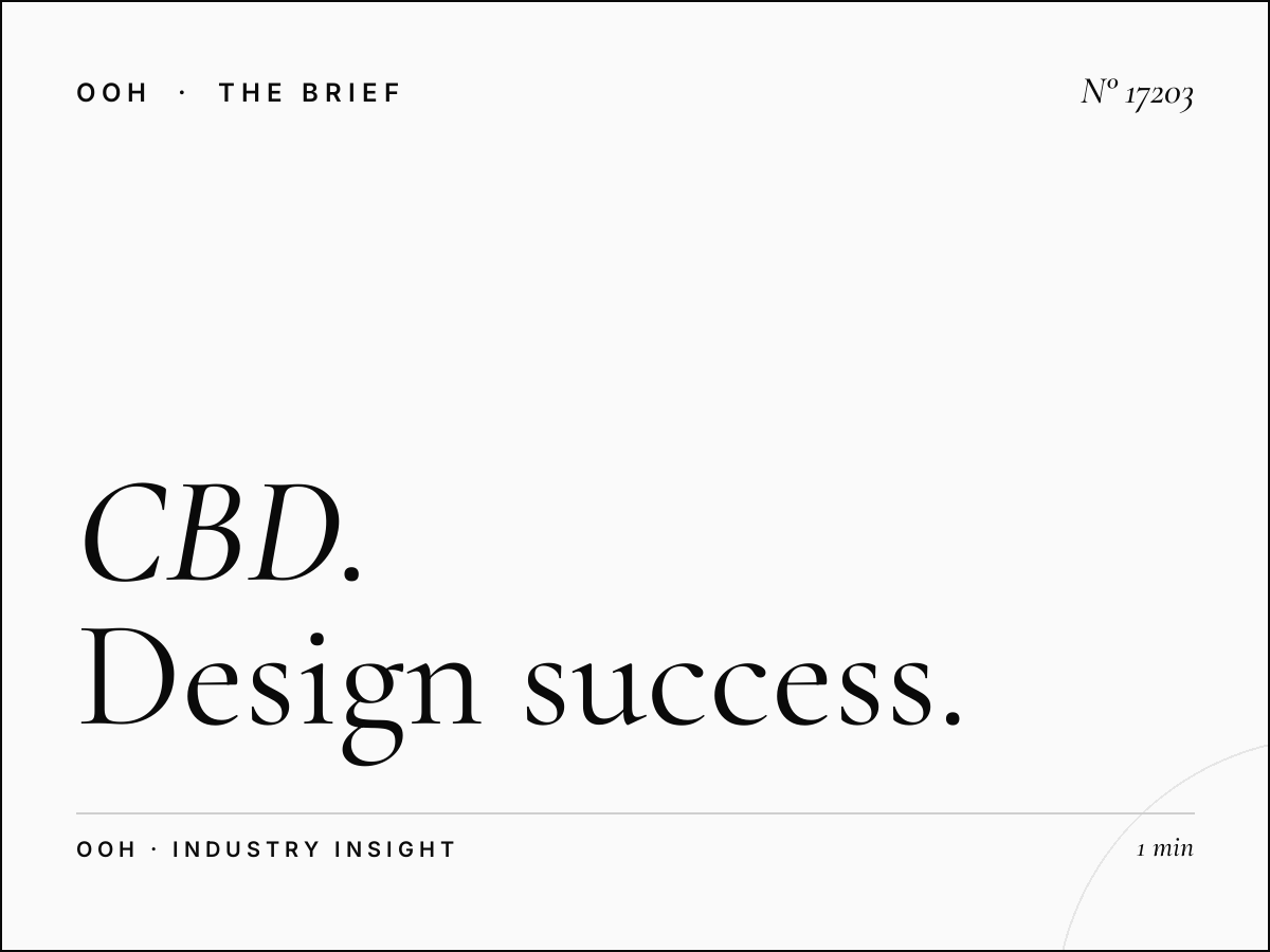 CBD Darsait Static Billboard Creative: Design Success