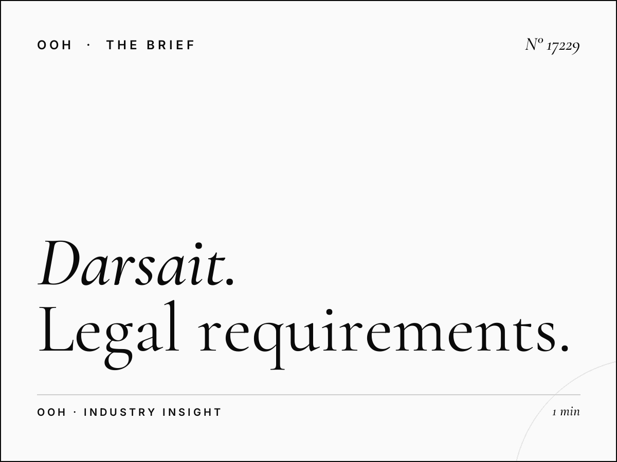 Darsait Billboard Compliance Muscat: Legal Requirements