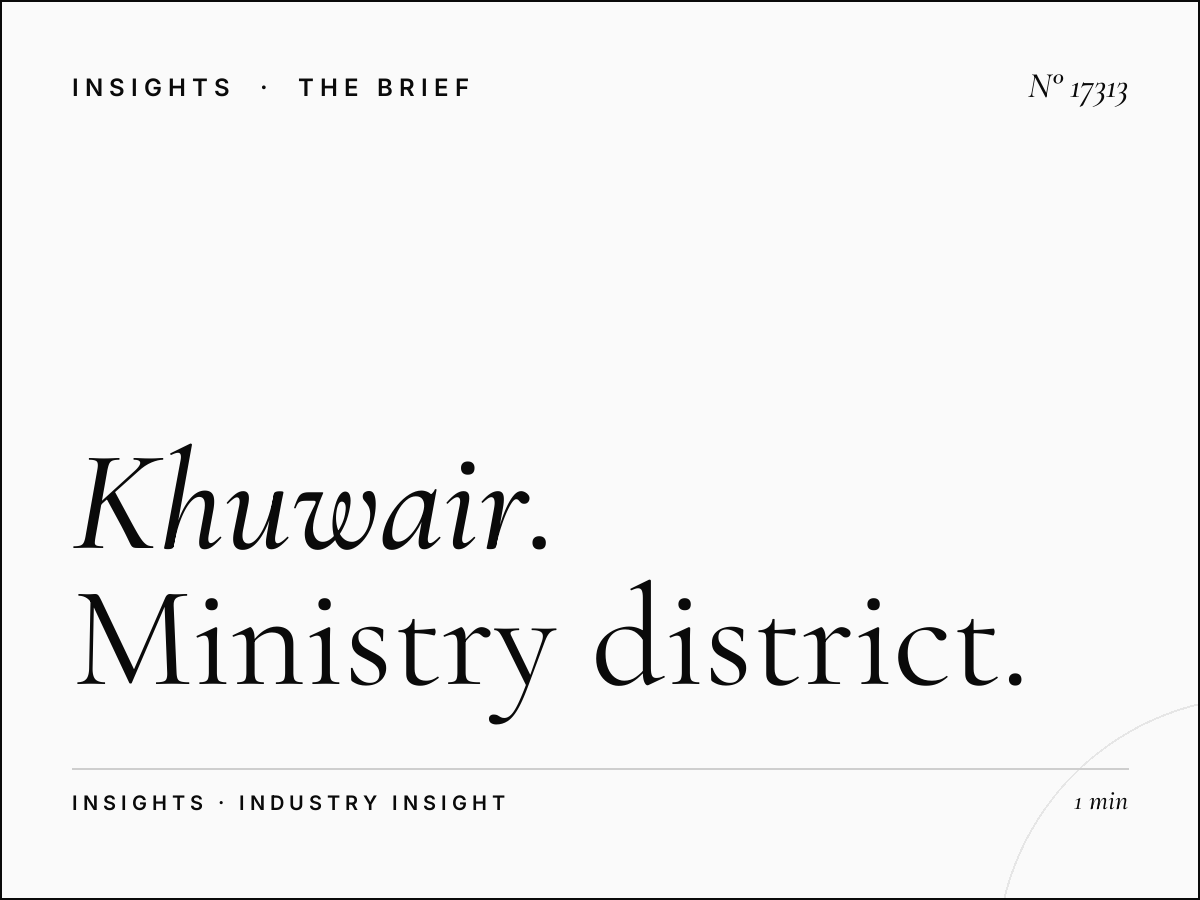 Al Khuwair Government Hub: Ministry District Targeting