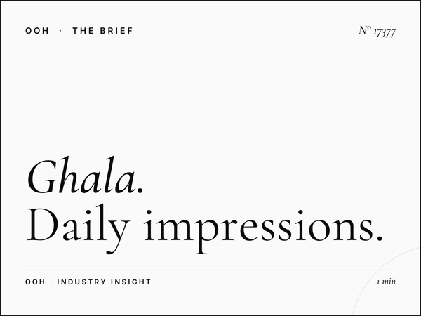 Ghala Royal Hospital Static Billboard Reach: Daily Impressions