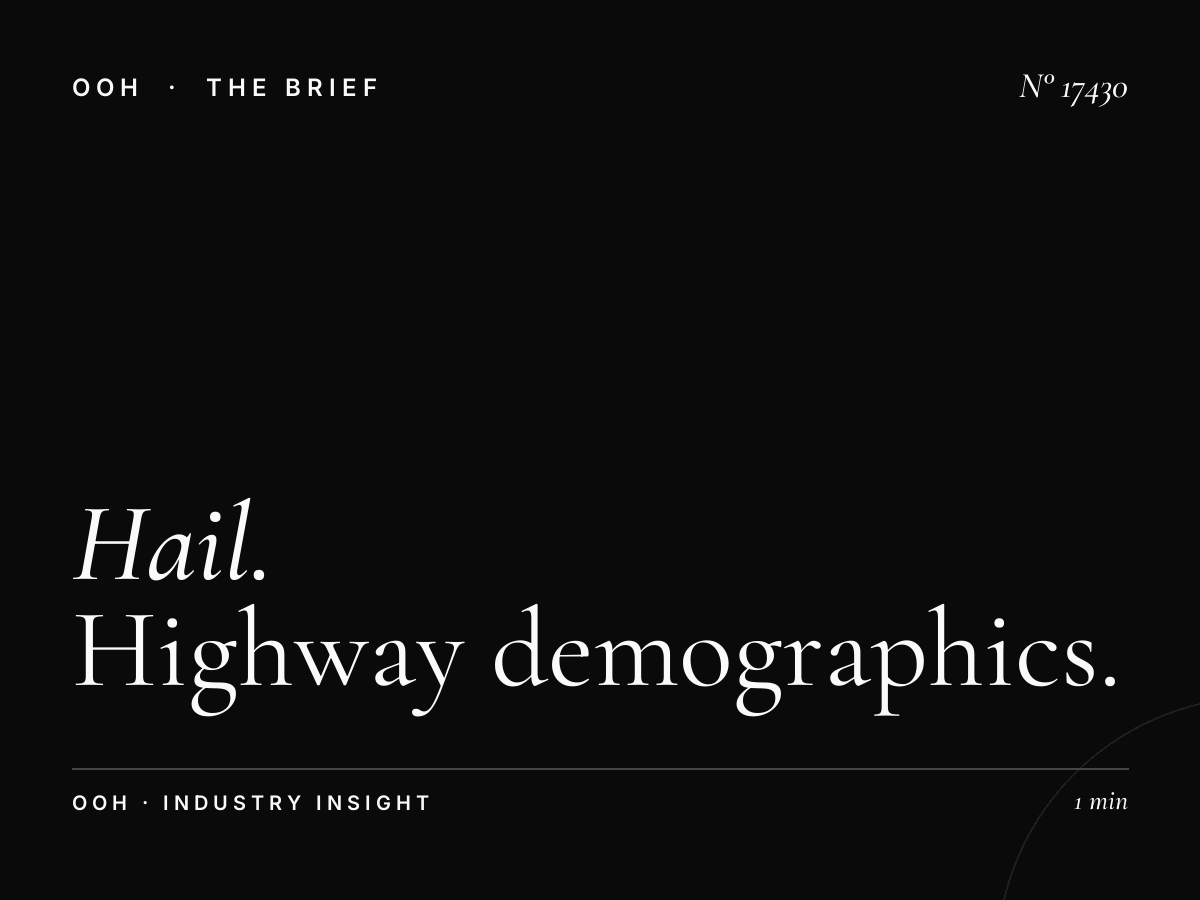 Al Hail Highways Billboard Audience: Highway Demographics