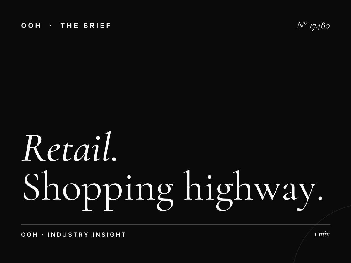 Retail Brands Al Hail Highways: Shopping Highway Billboard