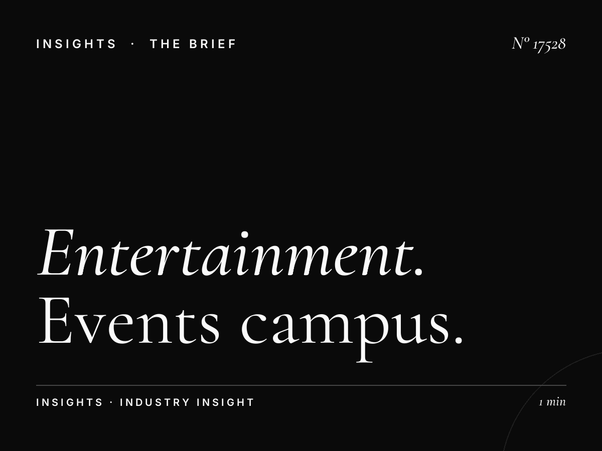 Entertainment Muscat University Screen: Events Campus