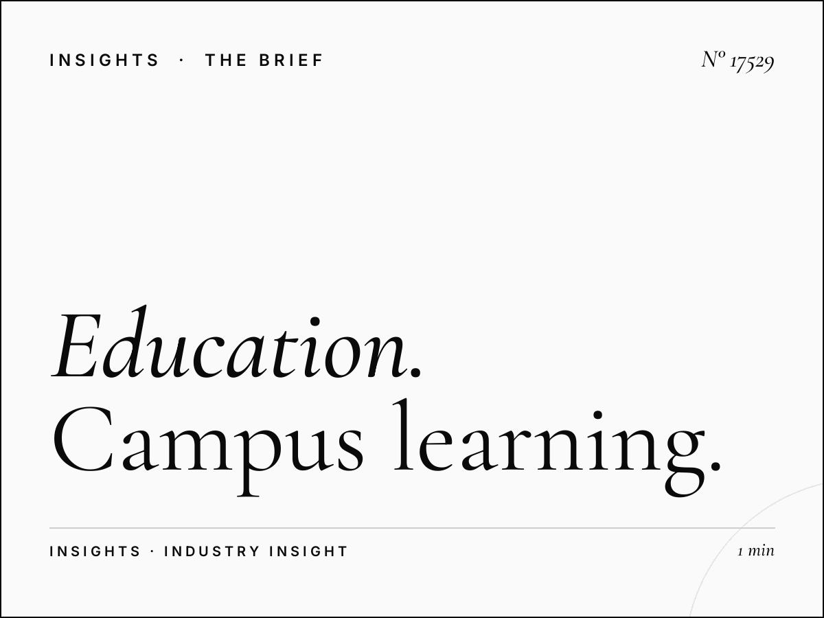 Education Brands Muscat University Screen: Campus Learning