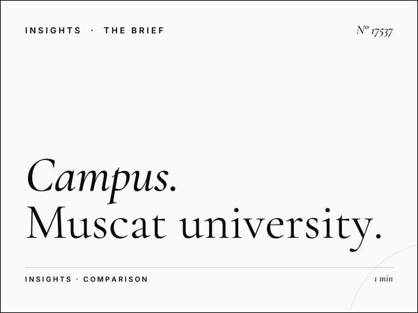 Campus Digital vs Traditional: Muscat University Advantages