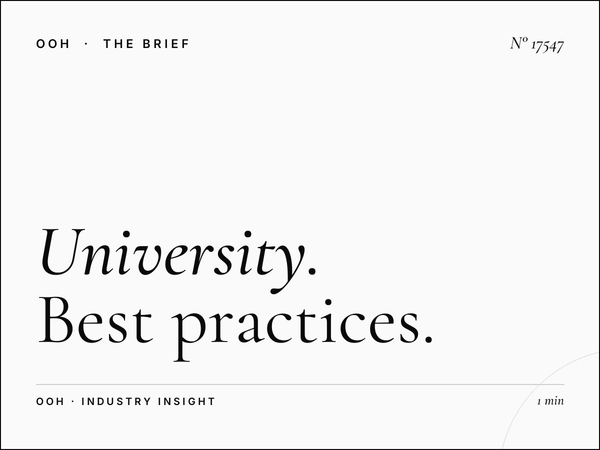 University Digital Screen Creative Muscat: Best Practices