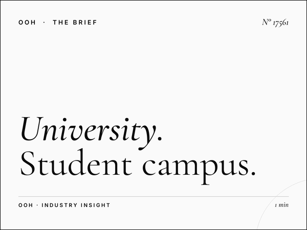 University Digital Screen Muscat: Student Campus Marketing