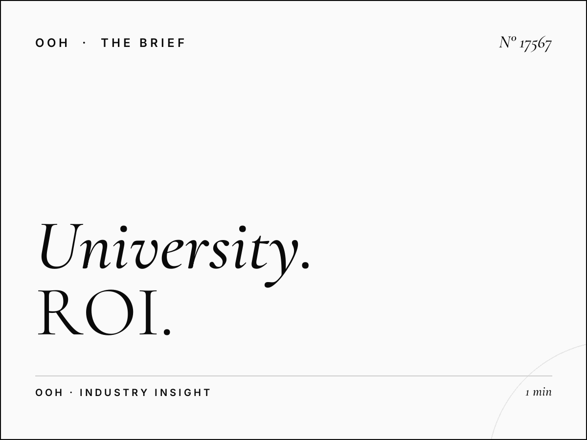 University Digital Screen Success Stories Muscat: ROI