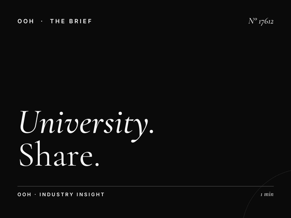 University Digital Screen Competitive Muscat: Share
