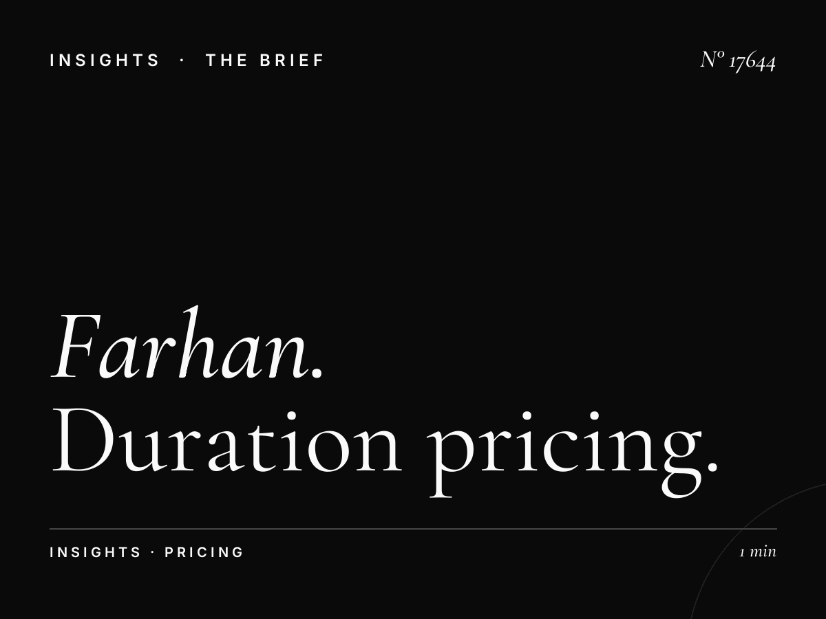 Farhan Tower Screen Monthly Rates Muscat: Duration Pricing