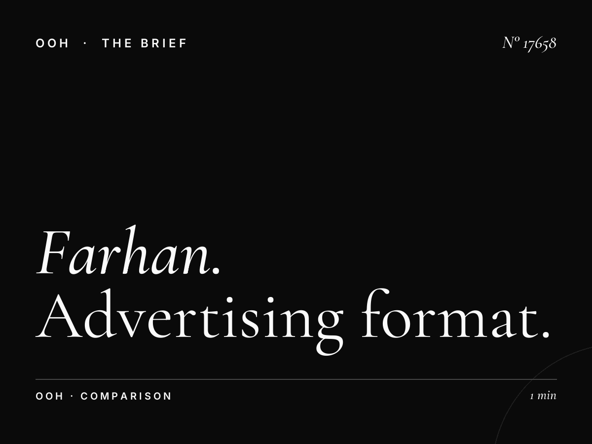 Farhan Tower Digital Screen vs Static: Which Advertising Format Delivers Better ROI?