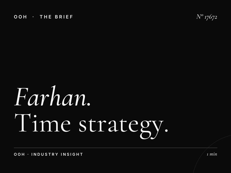 Farhan Tower Digital Screen Dayparting: Time Strategy