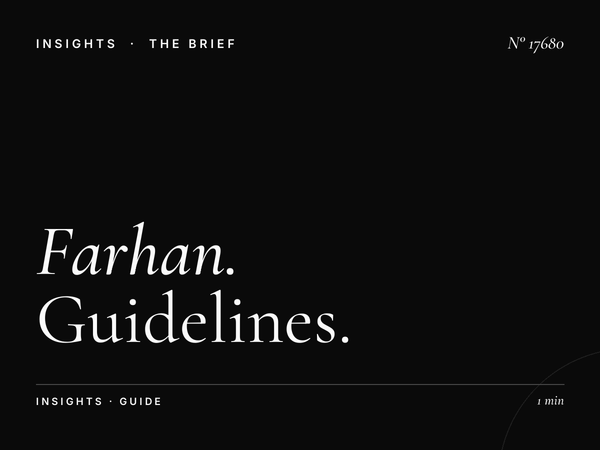 Farhan Tower Screen Message Strategy Muscat: Guidelines