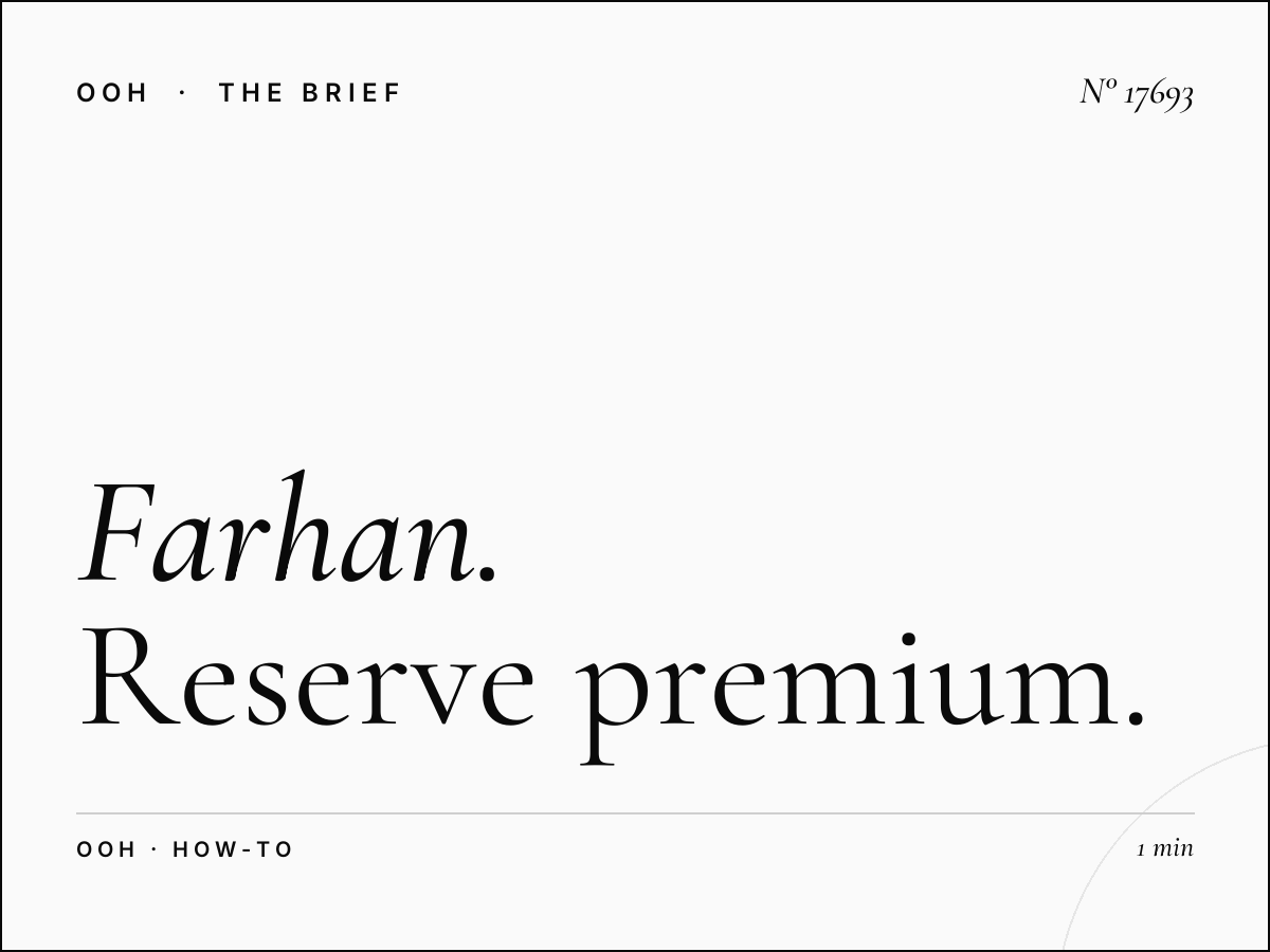 Farhan Tower Digital Screen Booking: How to Reserve Premium Outdoor Advertising Space