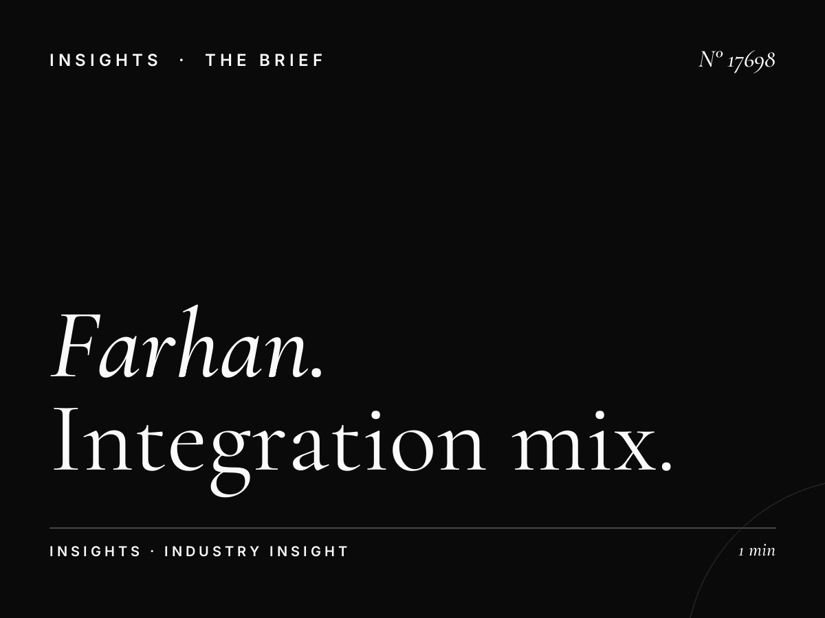 Farhan Tower Screen Marketing Muscat: Integration Mix