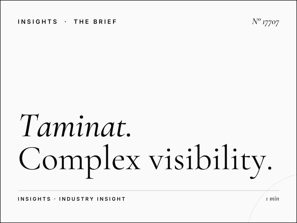Taminat Complex Screen Impact Muscat: Complex Visibility
