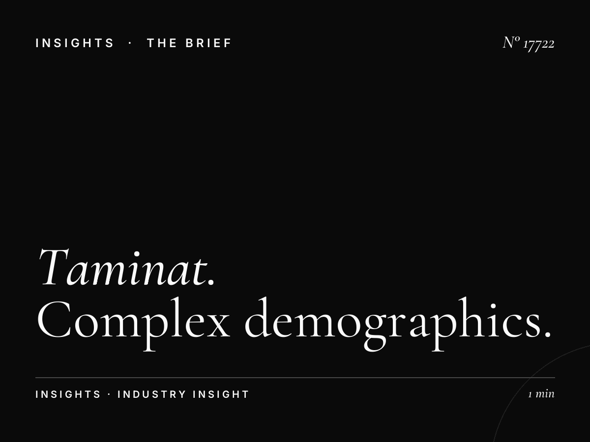 Taminat Complex Screen Audience Muscat: Complex Demographics