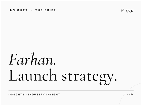 Farhan Tower Screen New Product Muscat: Launch Strategy