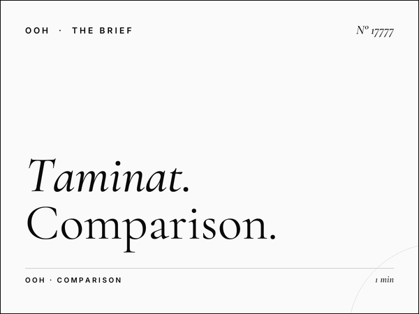 Taminat Complex Digital Screen vs Static: Comparison