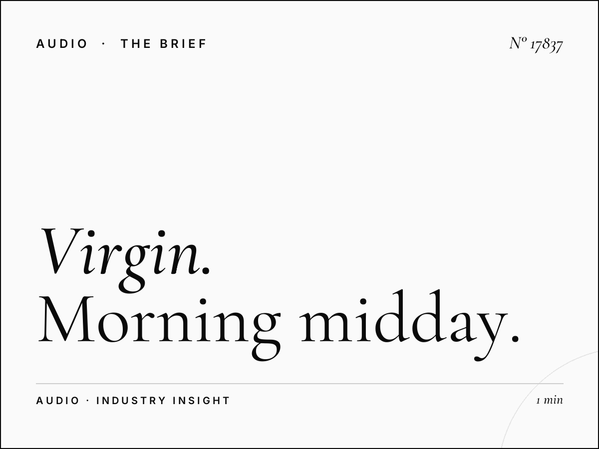 Virgin Radio Oman 100.9 Dayparts: Morning Midday Evening