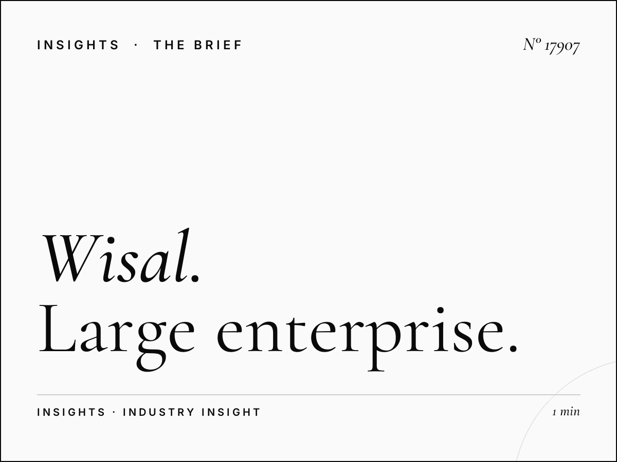 Al Wisal 96.5 Corporate: Large Enterprise Arabic Marketing