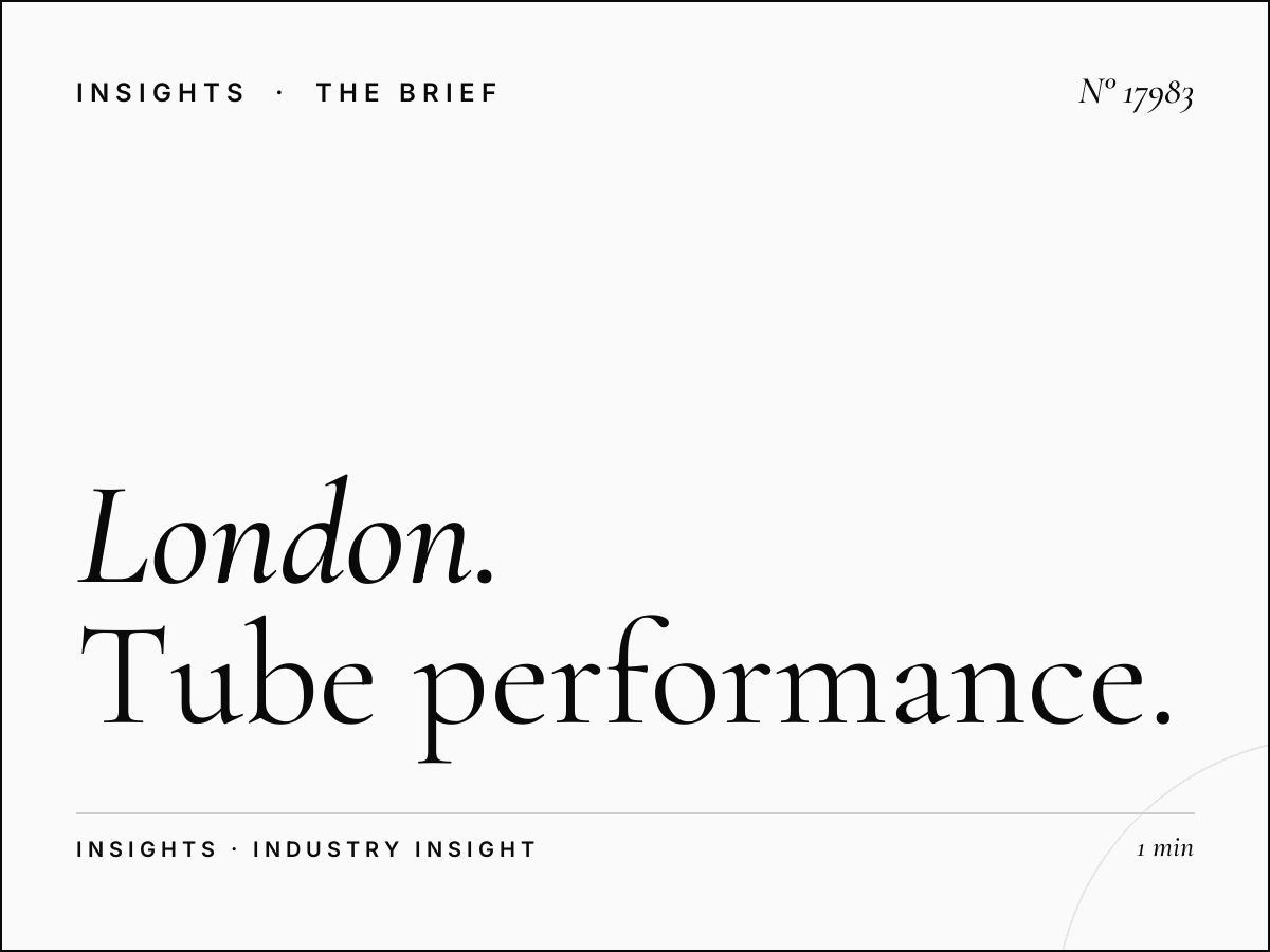 London Underground 96 Sheets ROI: Tube Performance