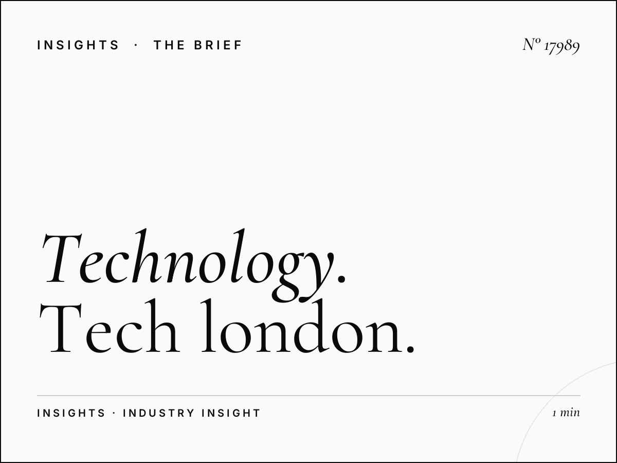 Technology Brands Underground 96 Sheets: Tech London Tube
