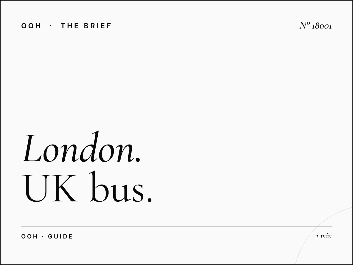 London Bus Supersides Advertising: Complete UK Bus OOH Guide