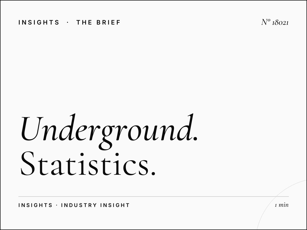 Underground 96 Sheets Commuter Flow London: Statistics