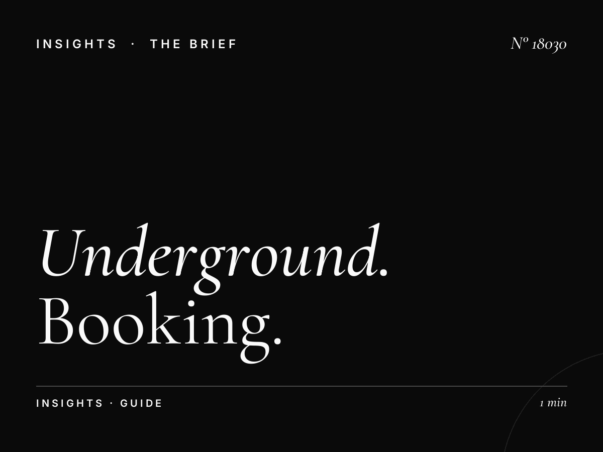 Underground 96 Sheets Reservation London: Booking Guide