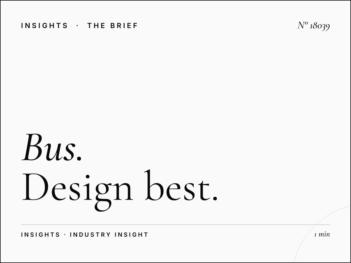 Bus Supersides Creative London: Design Best Practices