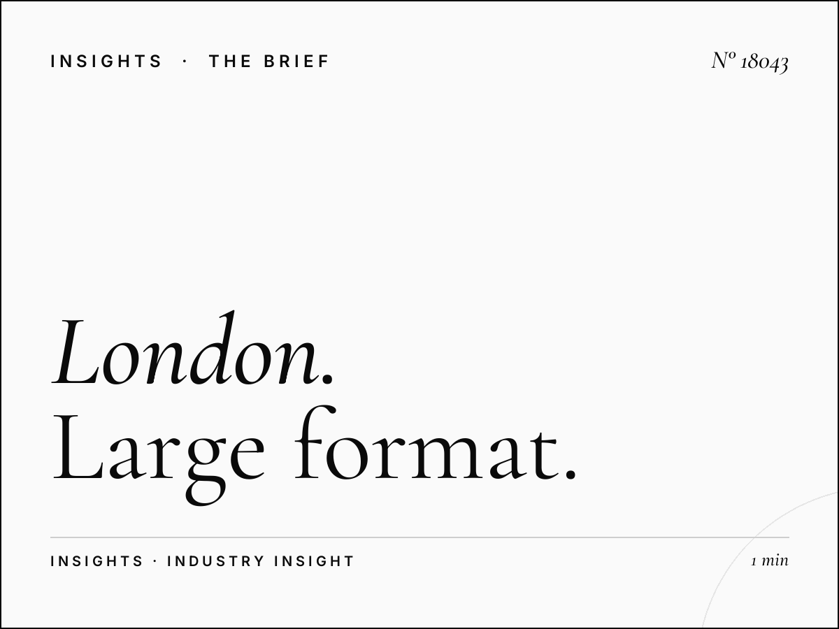 London Bus Supersides Size: Large Format Specifications