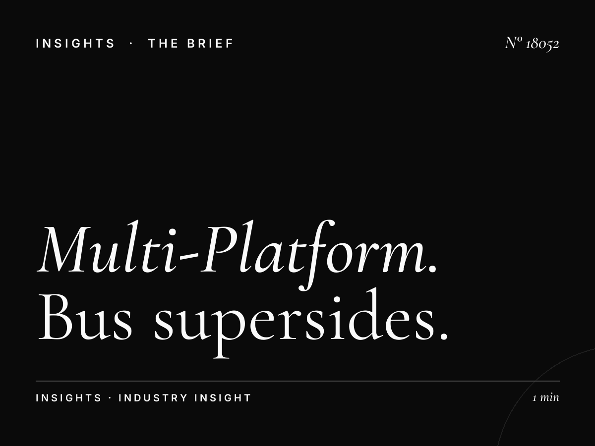Multi-Platform London: Bus Supersides Campaign