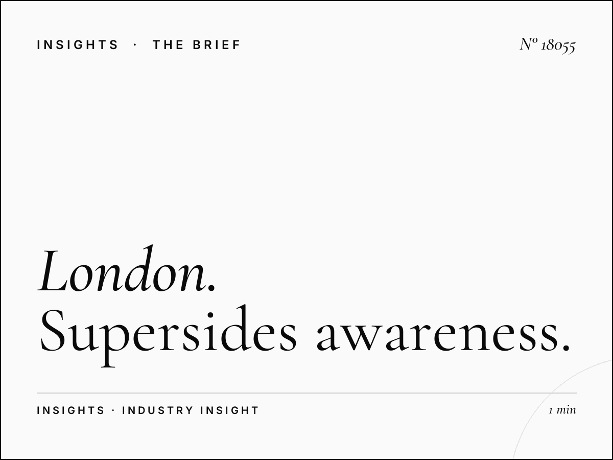 London Bus Branding: Supersides Awareness